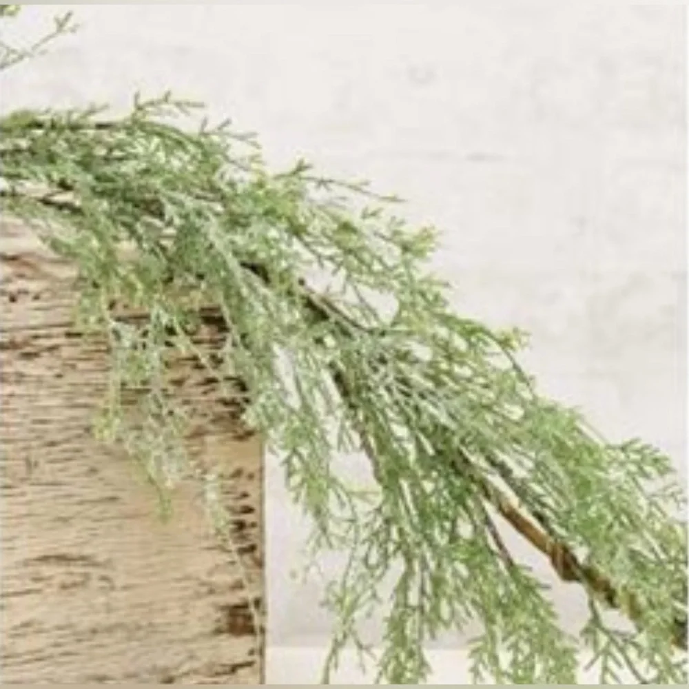 Ice Glazed Cedar Garland 5 ft
